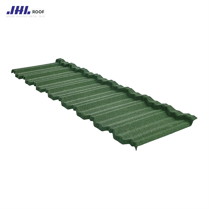 0Tegola classica per copertura in metallo di pietra colorata da 0,4 mm