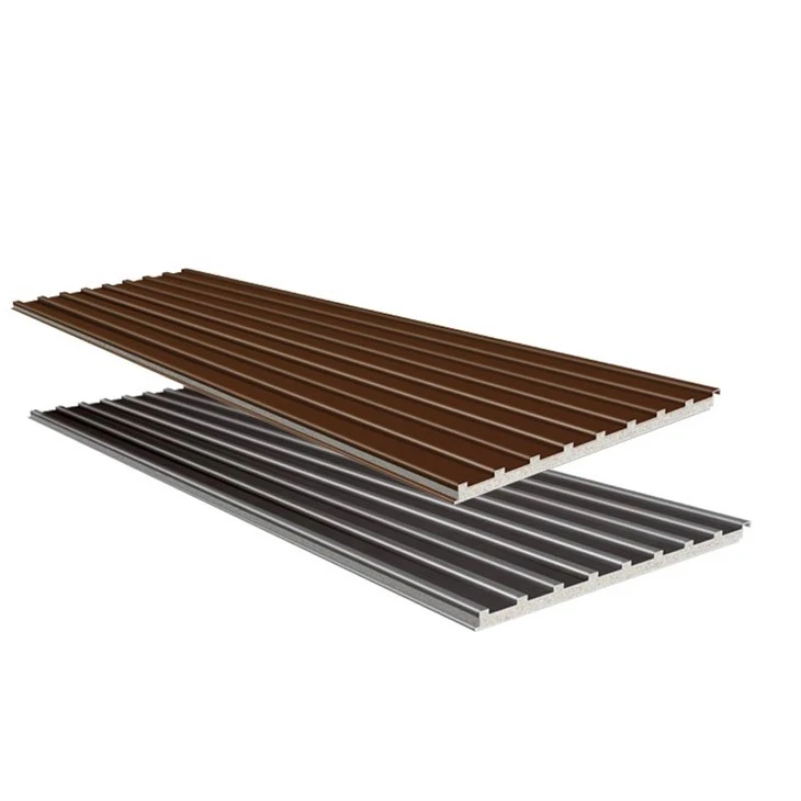 Fireproof Aluminum Polyurethane Foam Sandwich Panels 30mm/50mm For Roof And Wall Systems