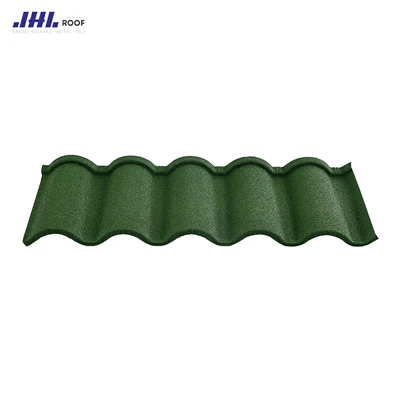 0 Tegola in materiale da costruzione da 0,45 mm Tegola classica rivestita in metallo rosso con 2,3-3,2 kg per pezzo